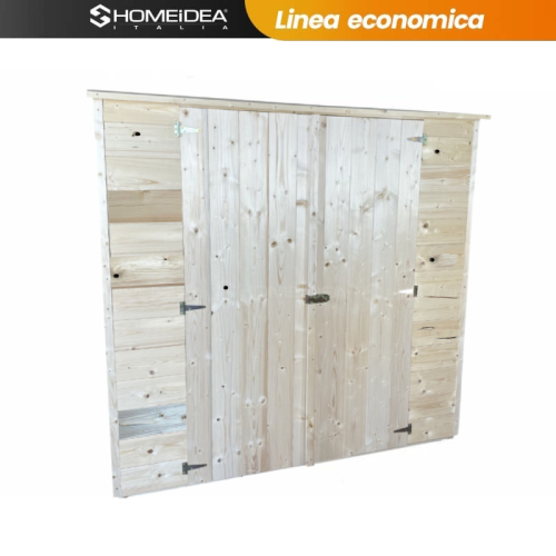 Wooden storage closet 161 x 68 cm LE