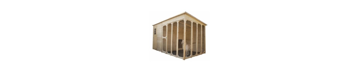 Wooden kennels and houses for cats and dogs, prices and offers from the factory